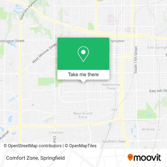 Comfort Zone map