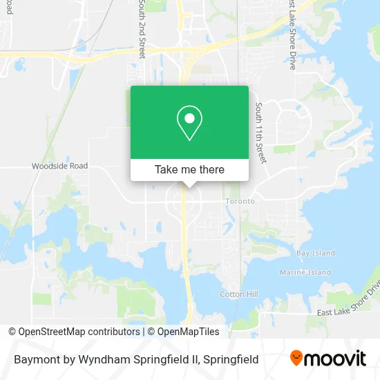 Baymont by Wyndham Springfield Il map