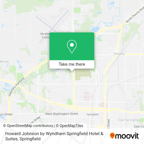 Howard Johnson by Wyndham Springfield Hotel & Suites map