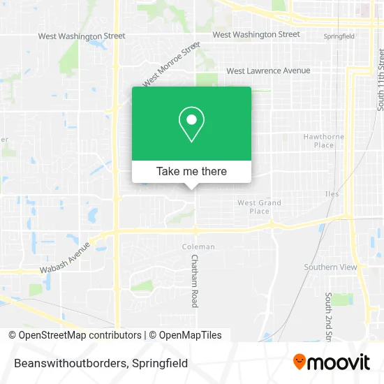 Beanswithoutborders map