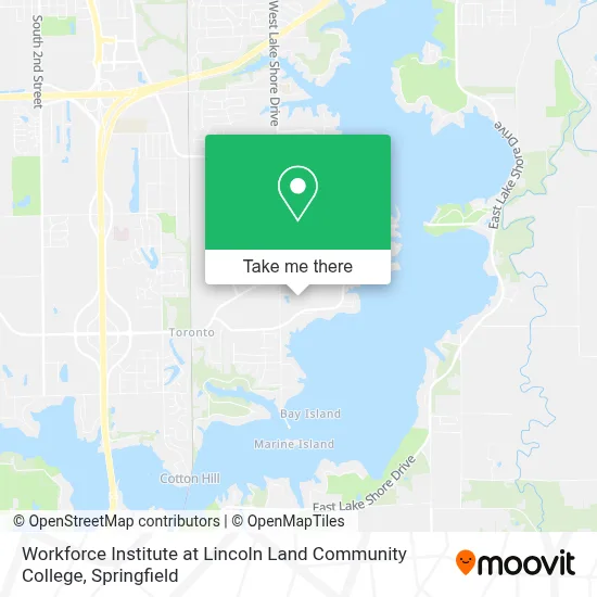 Workforce Institute at Lincoln Land Community College map