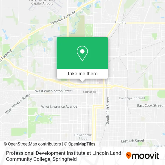 Professional Development Institute at Lincoln Land Community College map