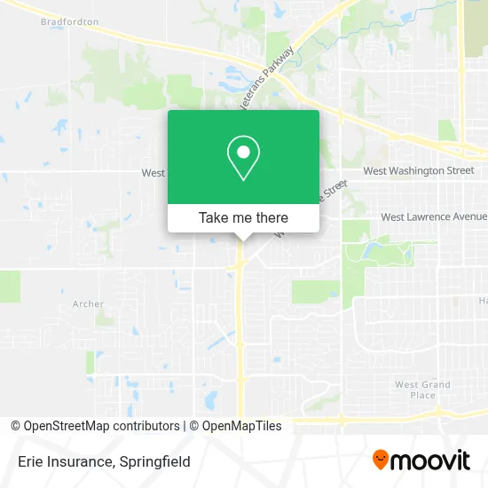 Erie Insurance map