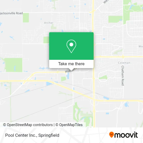 Pool Center Inc. map