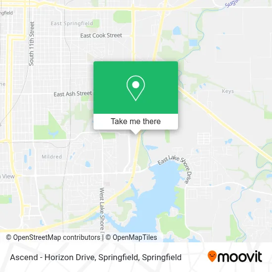 Ascend - Horizon Drive, Springfield map