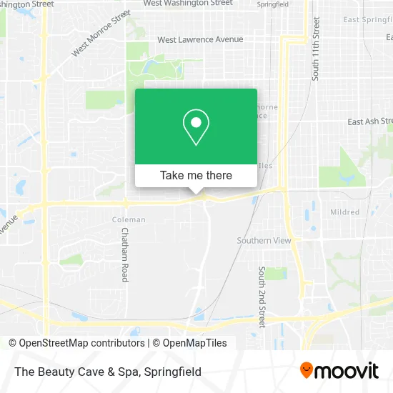 The Beauty Cave & Spa map