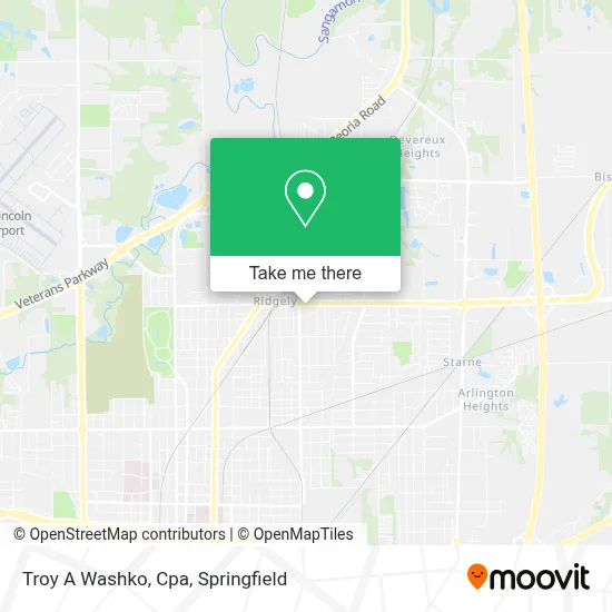 Troy A Washko, Cpa map
