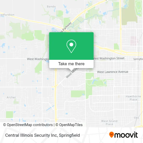 Central Illinois Security Inc map