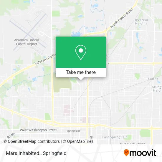 Mars Inhabited. map