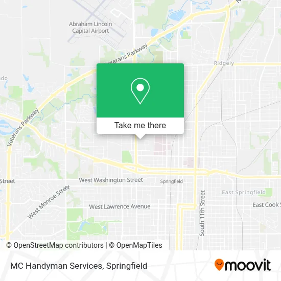 MC Handyman Services map