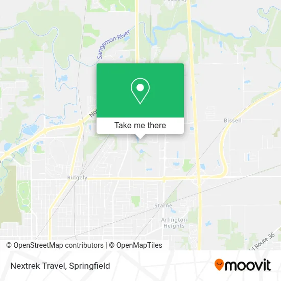Nextrek Travel map