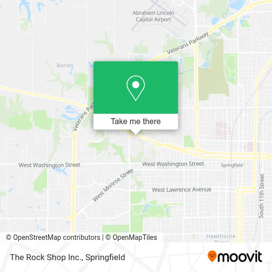 The Rock Shop Inc. map