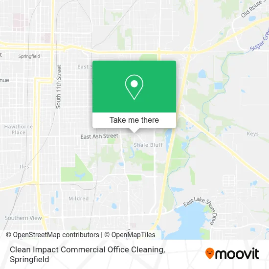 Clean Impact Commercial Office Cleaning map
