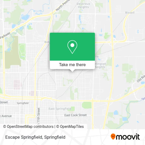 Escape Springfield map