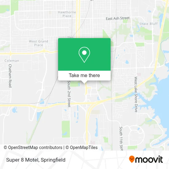Super 8 Motel map