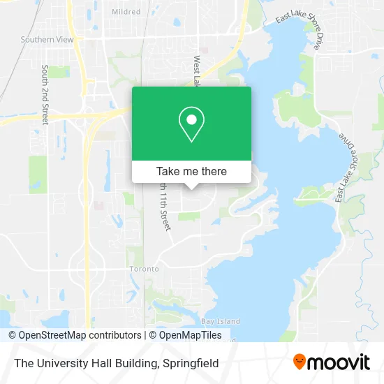 The University Hall Building map