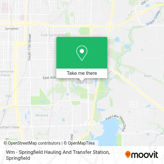 Wm - Springfield Hauling And Transfer Station map