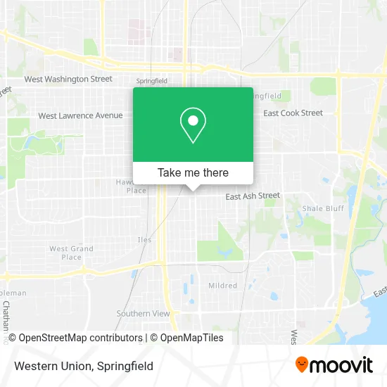 Western Union map