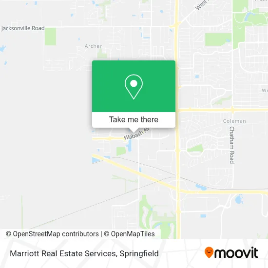 Marriott Real Estate Services map