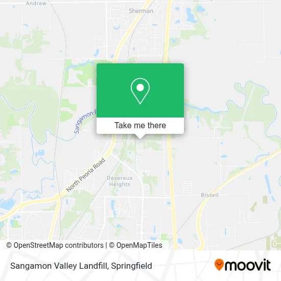 Sangamon Valley Landfill map