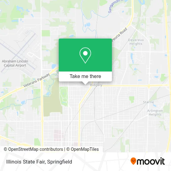 Illinois State Fair map