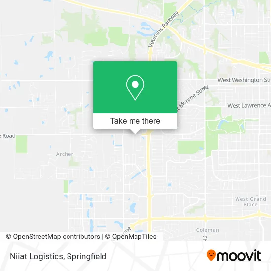 Niiat Logistics map