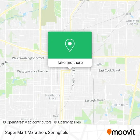 Super Mart Marathon map