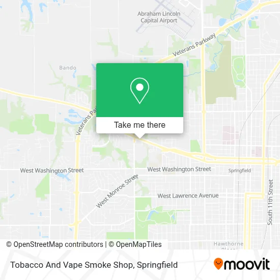 Tobacco And Vape Smoke Shop map