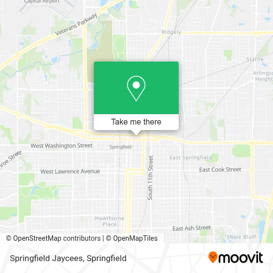 Springfield Jaycees map
