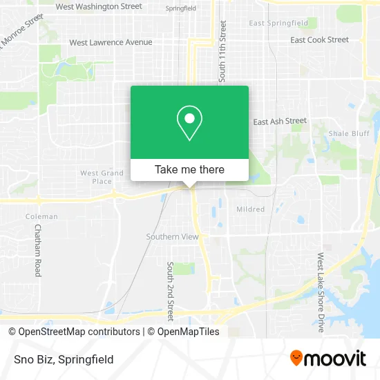 Sno Biz map