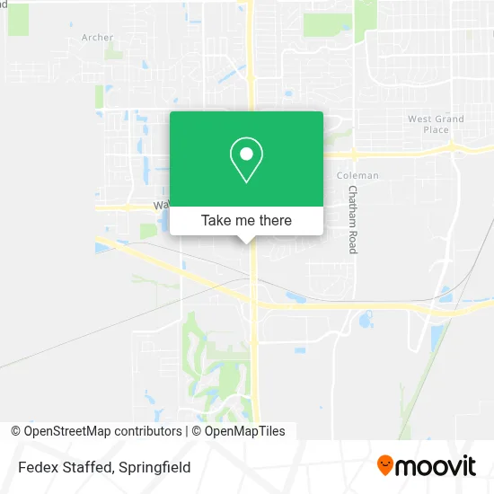 Fedex Staffed map