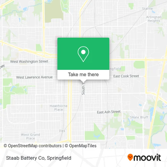 Staab Battery Co map