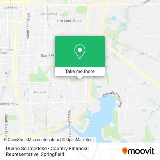 Duane Schmedeke - Country Financial Representative map