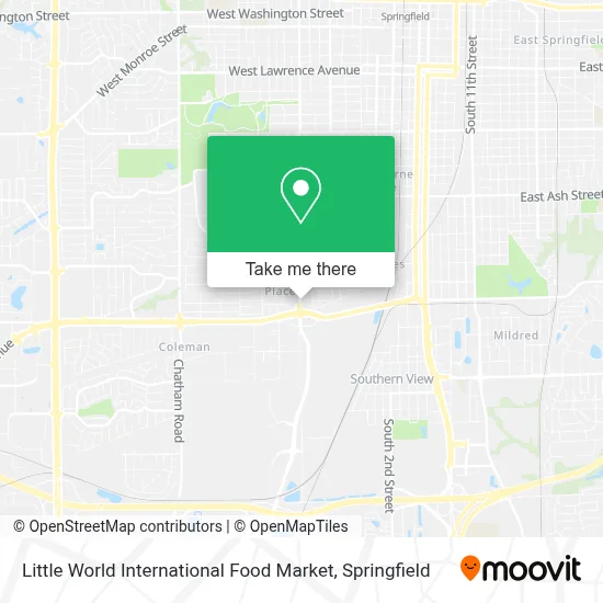 Little World International Food Market map