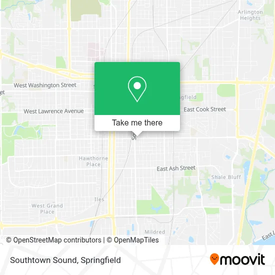 Southtown Sound map
