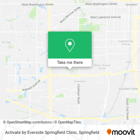 Activate by Everside Springfield Clinic map