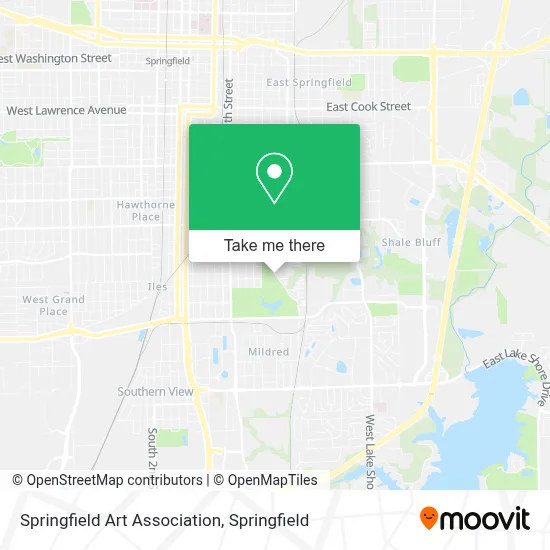 Springfield Art Association map