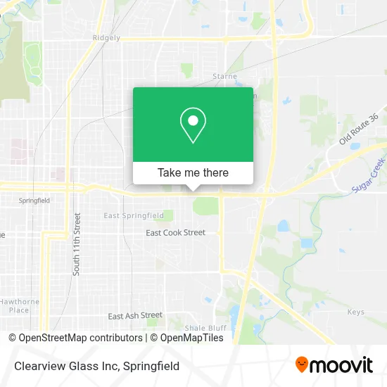 Clearview Glass Inc map