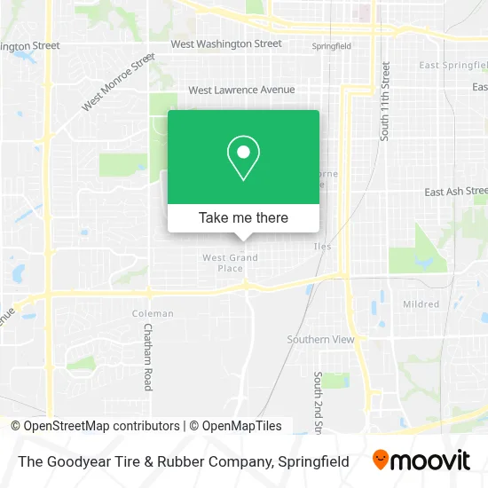 The Goodyear Tire & Rubber Company map