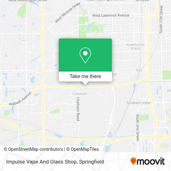 Impulse Vape And Glass Shop map