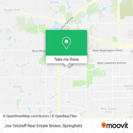 Joe Tetzlaff Real Estate Broker map