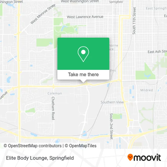 Elite Body Lounge map