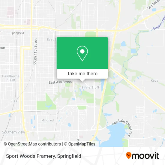 Sport Woods Framery map