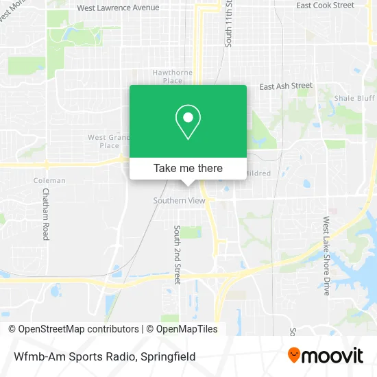 Wfmb-Am Sports Radio map