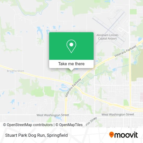 Stuart Park Dog Run map