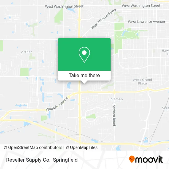 Reseller Supply Co. map