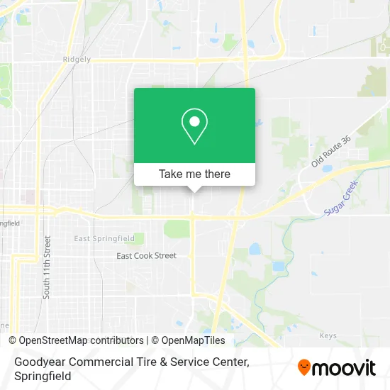 Goodyear Commercial Tire & Service Center map