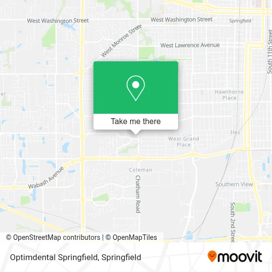 Optimdental Springfield map