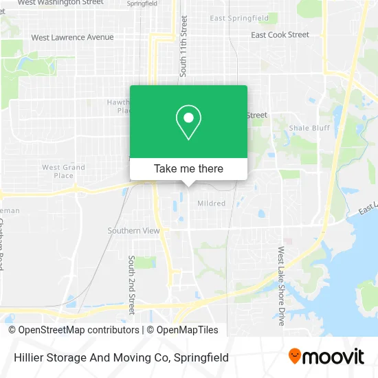 Hillier Storage And Moving Co map