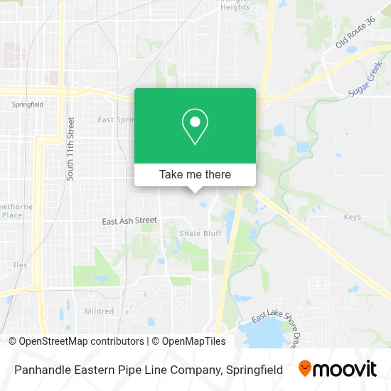 Panhandle Eastern Pipe Line Company map